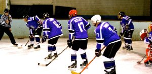 The Interceptors ready for a face-off, versus the Nite Owls. Pic: Elizabeth Vine