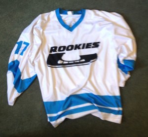 Our Icehouse class of 2011 became the self-titled Rookies, with Aimee Hough, Theresa Neate, Jay Hellis, Big Cat and a few others as founders. Big Cat designed the first Rookies jersey: a simple, classic design.
