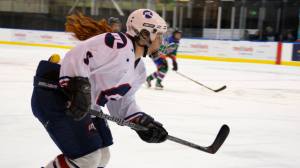 My coach, Georgia, on the move v the Goannas. Pic: facebook