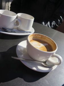 Thursday survival strategy: coffee.