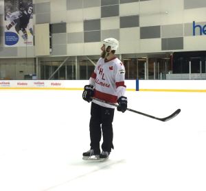 Lliam at full capacity during the coach scrimmage. Pic: Nicko